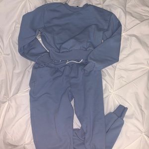Blue Sweat Suit